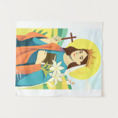 St. Catherine of Siena  Wandkleed (Voorkant (horizontaal))