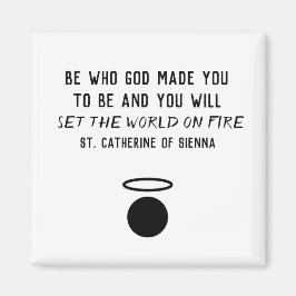 St. Catherine of Sienna Quote Magnet