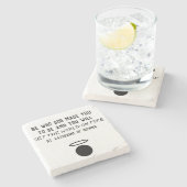 St. Catherine of Sienna Quote Stone Onderzetter (Zijkant)