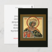 St. Catherine Prayer Card Briefkaart (Voorkant / Achterkant)