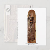 St. Catherine van Alexandria door Carlo Crivelli Briefkaart (Voorkant / Achterkant)
