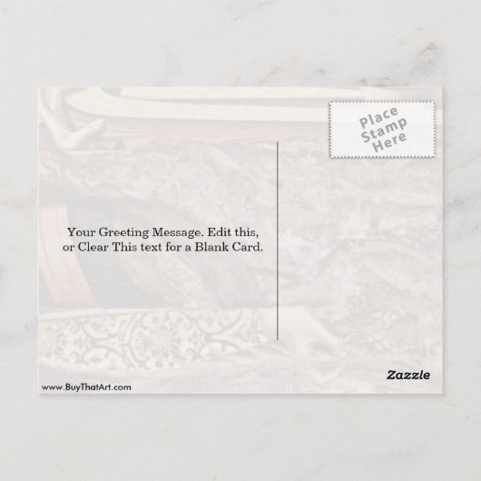 St. Catherine van Alexandria door Carlo Crivelli Briefkaart (Achterkant)