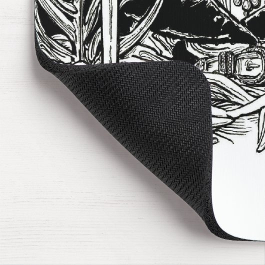 St. Catherine van Alexandria Mousepad Muismat (Hoek)