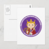 St. Catherine van Alexandrië Briefkaart (Voorkant / Achterkant)