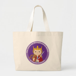 St. Catherine van Alexandrië Grote Tote Bag