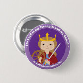 St. Catherine van Alexandrië Ronde Button 5,7 Cm (Voorkant /achterkant)