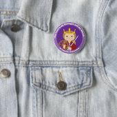 St. Catherine van Alexandrië Ronde Button 5,7 Cm (In situ)