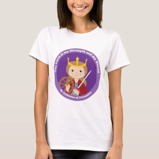 St. Catherine van Alexandrië T-shirt (Voorkant)