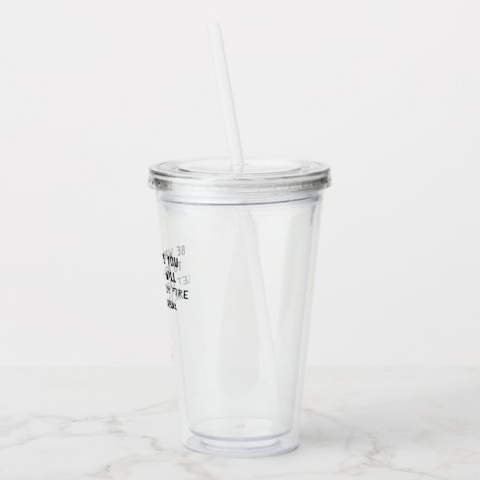 St. Catherine van Sienna Quote Tumbler Acryl Drinkbeker (Links)