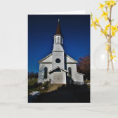 "St. Cathrine Catholic Church" condoleancekaart Kaart (Gele Bloem)