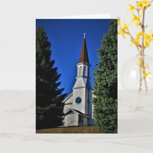 "St. Cathrine's Hilltop" Pasen kaart (Gele Bloem)