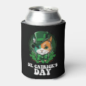 St Catricks Dag Kattenliefhebbers St Patrick's Dag Blikjeskoeler (Blikje Voorkant)