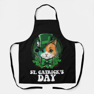 St Catricks Dag Kattenliefhebbers St Patrick's Dag Schort