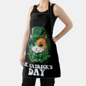 St Catricks Dag Kattenliefhebbers St Patrick's Dag Schort (Insitu)