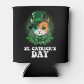 St Catricks Day Kat Liefhebbers St Patrick's Day Blikjeskoeler (Voorkant)