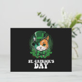 St Catricks Day Kat Liefhebbers St Patrick's Day Kaart (Staand voorkant)