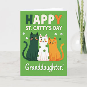 St Catty Day Kleindochter Kaart