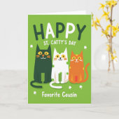 St Cattys Day Neef Kaart (Gele Bloem)