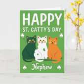 St Cattys Day Nephew Card Kaart (Gele Bloem)
