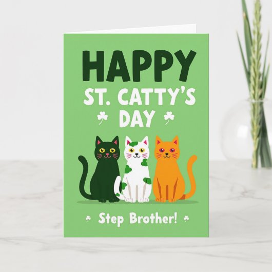 St Cattys Day Stiefbroer Kaart (Voorkant)