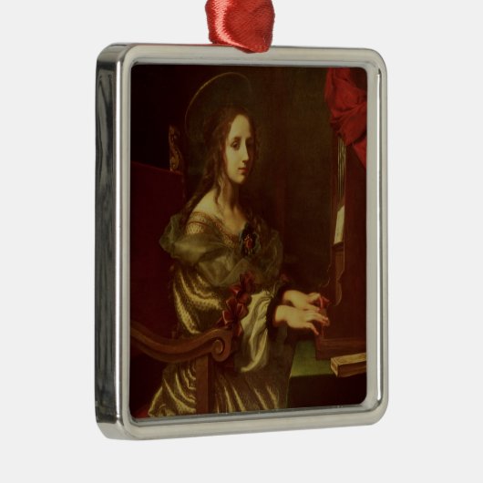 St. Cecilia 2 Metalen Ornament (Rechts)