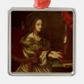 St. Cecilia 2 Metalen Ornament (Voorkant)