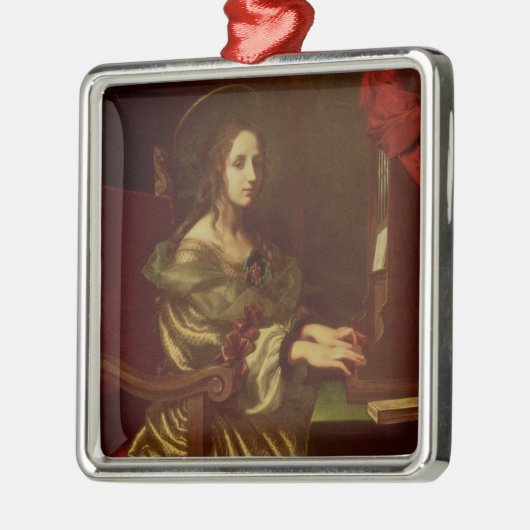 St. Cecilia 2 Metalen Ornament (Links)