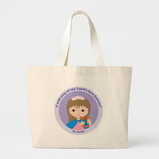 St. Cecilia Grote Tote Bag (Voorkant)