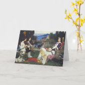 St Cecilia - John William Waterhouse Kaart (Gele Bloem)