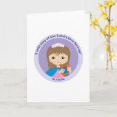 St. Cecilia Kaart (Gele Bloem)