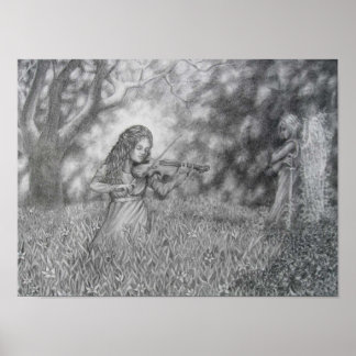 St. Cecilia Kaart Stock Print