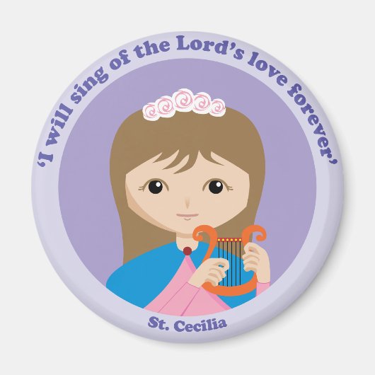 St. Cecilia Magneet (Voorkant)