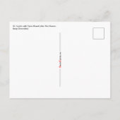 St. Cecilia met Hymn Board (Neurenberg) Briefkaart (Achterkant)