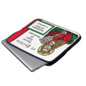 St. Cecilia met Hymn Board (Neurenberg) Laptop Sleeve (Voorkant onderkant)