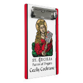 St. Cecilia met Hymn Board (Neurenberg) Mini Klembord (Schuin)