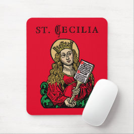 St. Cecilia met Hymn Board (Neurenberg) Muismat