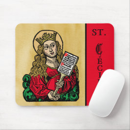 St. Cecilia met Hymn Board (Neurenberg) Muismat