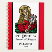 St. Cecilia met Hymn Board (Neurenberg) Planner (Voorkant)