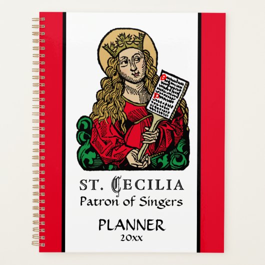 St. Cecilia met Hymn Board (Neurenberg) Planner (Voorkant)