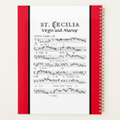 St. Cecilia met Hymn Board (Neurenberg) Planner (Achterkant)
