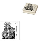 St. Cecilia met Hymn Board (Neurenberg) Rubberstempel (Gestempeld)