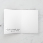 St. Cecilia Muzikanten Religieuze Katholieke Heili Kaart (Binnen)