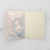 St. Cecilia Muzikanten Religieuze Katholieke Heili Kaart (Binnen)