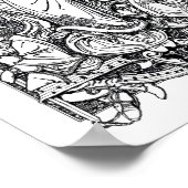 St. Cecilia of Rome 8 x 10 inch afdrukken Poster (Hoek)