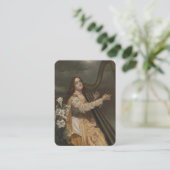 St. Cecilia Patron Musicians katholieke Prayer Plaatskaartje (Staand voorkant)