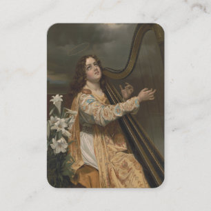 St. Cecilia Patron Musicians katholieke Prayer Plaatskaartje