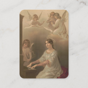 St. Cecilia Patron Musicians katholieke Prayer Plaatskaartje
