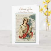 St. Cecilia Religious Choir Organ Director Kaart (Gele Bloem)