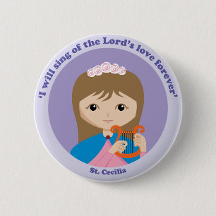 St. Cecilia Ronde Button 5,7 Cm