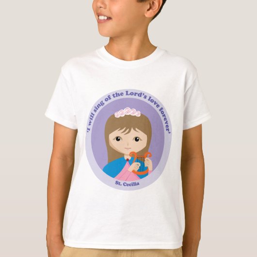 St. Cecilia T-shirt (Voorkant)